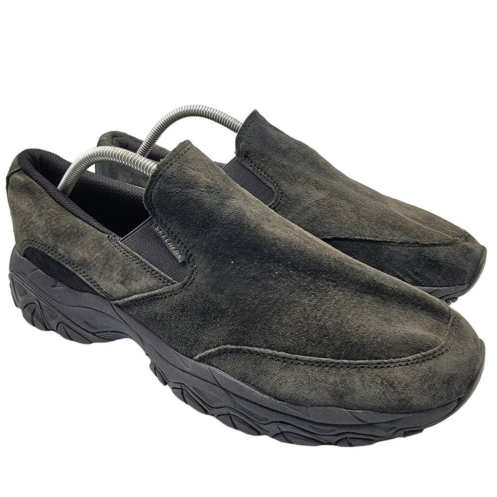 Skechers Mens 10 After Burn M.Fit Restamp Memory Foam Gray 50123